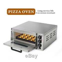Commercial Countertop 14 Pizza Cake Bread Baking Oven Single Deck Stone