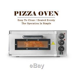 Commercial Countertop 14 Pizza Cake Bread Baking Oven Single Deck Stone