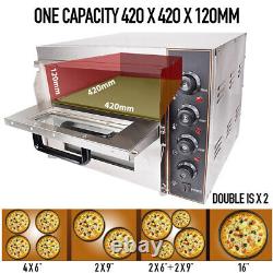 Commercial Countertop Pizza Oven Double Deck Pizza Marker For 16 Pizza Indoor