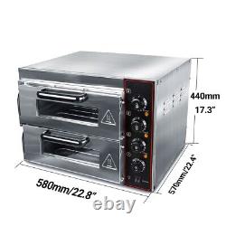 Commercial Countertop Pizza Oven Double Deck Pizza Marker For 16 Pizza Indoor