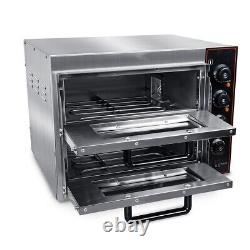 Commercial Countertop Pizza Oven Double Deck Pizza Marker For 16 Pizza Indoor