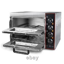 Commercial Countertop Pizza Oven Double Deck Pizza Marker For 16 Pizza Indoor