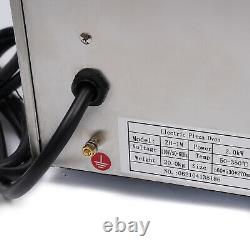 Commercial Electric 2000W Pizza Oven SINGLE Deck Stainless Steel Baker Broiler