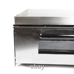 Commercial Electric Pizza Baking Oven 2KW Single Deck Bread Baking Tool US