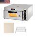 Commercial Electric Pizza Oven Single Deck Layer 110/220v 1300/2000w With Stone