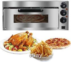 Commercial Electric Pizza Oven Toaster Single Deck Broiler Pizza Machine 2000W