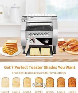 Commercial Electric Toaster Baking Bread 300Slices/H Double Deck FOR 16 Pizza