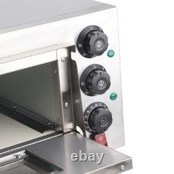 Commercial Pizza Oven 1 Deck 0-350? 0-90 Minutes Timing 1300W Pizza Maker YFJV