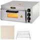 Commercial Pizza Oven 14 In. Single Deck Layer 1300-watt Stainless Steel Electr
