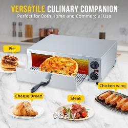 Commercial Pizza Oven Countertop, 16 Countertop Pizza Oven with Grilling Rack US