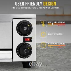 Commercial Pizza Oven Countertop, 16 Countertop Pizza Oven with Grilling Rack US