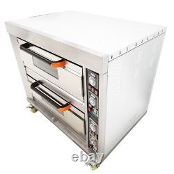 Commercial Pizza Oven Electric Oven Double Deck Convection Oven 13.2KW 220V