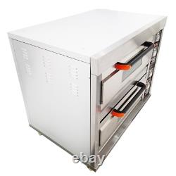 Commercial Pizza Oven Electric Oven Double Deck Convection Oven 13.2KW 220V