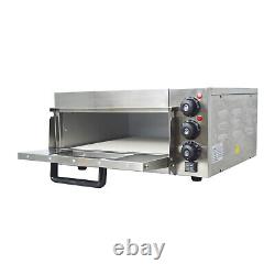 Commercial Pizza Oven Electric Stainless Steel Single-layer Baking 110V 2KW