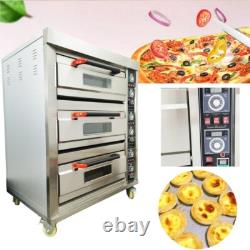 Commercial Professional Bakery Pizza Oven 220V 2.7HP Large Electric Oven Bread