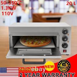 Commercial Single Deck Pizza Marker Countertop Pizza Oven For 14 Pizza Indoor