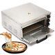 Commercial Single Layer Electric Pizza Oven Stainless Steel Home 110v 2000w Us