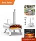 Compact 12 Wood Pellet Pizza Oven Cook Authentic Neapolitan Pizza At Home