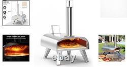 Compact 12 Wood Pellet Pizza Oven Cook Authentic Neapolitan Pizza at Home