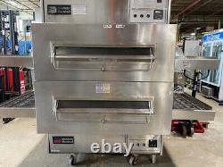 Conveyor Pizza Oven Gas Refurbised Middleby Marshall P360GWB-2 Double-Stack