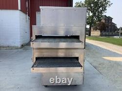 Conveyor Pizza Oven MiddleBy Marshall PS360WB Double Stack Nat. Gas TESTED