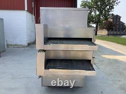 Conveyor Pizza Oven MiddleBy Marshall PS360WB Double Stack Nat. Gas TESTED