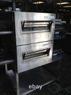 DOUBLE Lincoln Impinger GAS Conveyor Pizza Oven