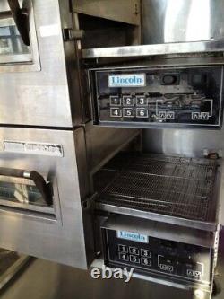 DOUBLE Lincoln Impinger GAS Conveyor Pizza Oven