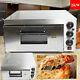 Damagedelectric Pizza Maker Single Deck Stainless Steel Pizza Oven 2kw
