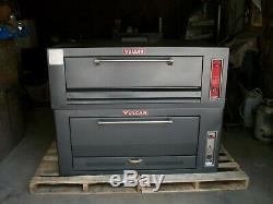 Double Vulcan Natural Deck Gas Double Pizza Oven New Stones