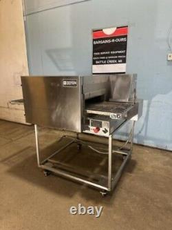 Doyon, Jet Air Turbo Fan, Fc18e Single Phase 18w Conveyor Pizza Oven On Stand