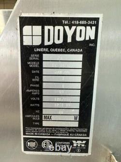 Doyon, Jet Air Turbo Fan, Fc18e Single Phase 18w Conveyor Pizza Oven On Stand