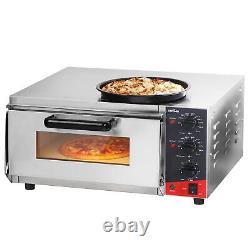 ETL Listed Countertop Electric Indoor Commercial Pizza Oven with Pizza Stone