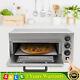 Electric 1.5kw Pizza Oven Stainless Steel Ceramic Stone Fire Stone Oven 1 Layer
