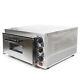 Electric 2000w Pizza Oven 1 Deck Stainless Steel Ceramic Stone Fire Stone Oven