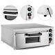Electric 2000w Pizza Oven Single Deck Baking Oven 110v Ceramic Stone Toaster