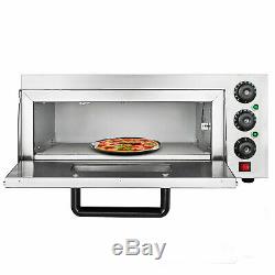Electric 2000W Pizza Oven Single Deck Restaurant Countertop Commercial POPULAR