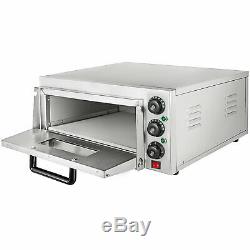 Electric 2000W Pizza Oven Single Deck Restaurant Countertop Commercial POPULAR