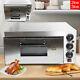 Electric 2kw Pizza Oven Double Deck Commercial Stainless Steel Pizza Toaster New