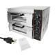 Electric 3000w Pizza Oven Double Deck Commercial Toaster Bake Broiler Oven New