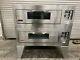 Electric Bakery Pizza Oven Double Stack Baking Deck 54 Lang D054b2-208v #6871
