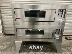 Electric Bakery Pizza Oven Double Stack Baking Deck 54 Lang D054B2-208V #6871