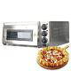 Electric Commercial 2000w Pizza Oven Single Deck Stone Stainless Steel 220v Ce