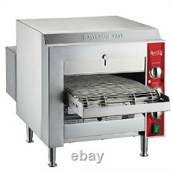 Electric Countertop Conveyor Cheese Melter Pizza Oven Toaster with 10 1/2 Belt