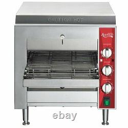 Electric Countertop Conveyor Cheese Melter Pizza Oven Toaster with 10 1/2 Belt