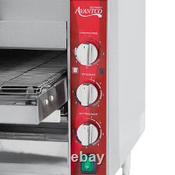 Electric Countertop Conveyor Cheese Melter Pizza Oven Toaster with 14 Belt