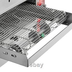 Electric Countertop Conveyor Cheese Melter Pizza Oven Toaster with 14 Belt