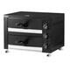 Electric Countertop Double Deck Pizza Oven 17.9 In. 2200-watt Commercial Pizza O