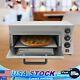 Electric Countertop Pizza Oven 16inch 1.3kw Adjustable Temp And Time Single Deck