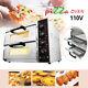 Electric Double Deck Pizza Oven Commercial Toaster Bake Broiler Oven 3000w Usa